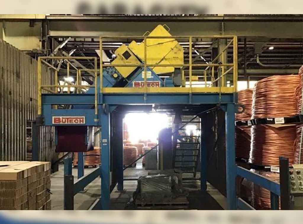 Butech Copper Rod Scrap Coil Processing System SK135-5P Metal Saw