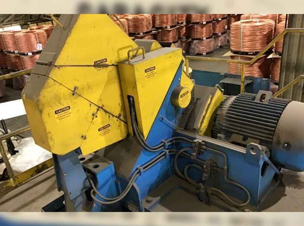 Butech Copper Rod Scrap Coil Processing System SK135-5P Metal Saw