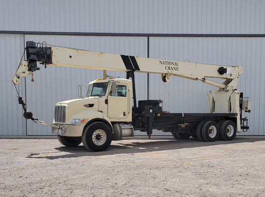 Peterbilt 335 Truck with National Crane 900A Crane
