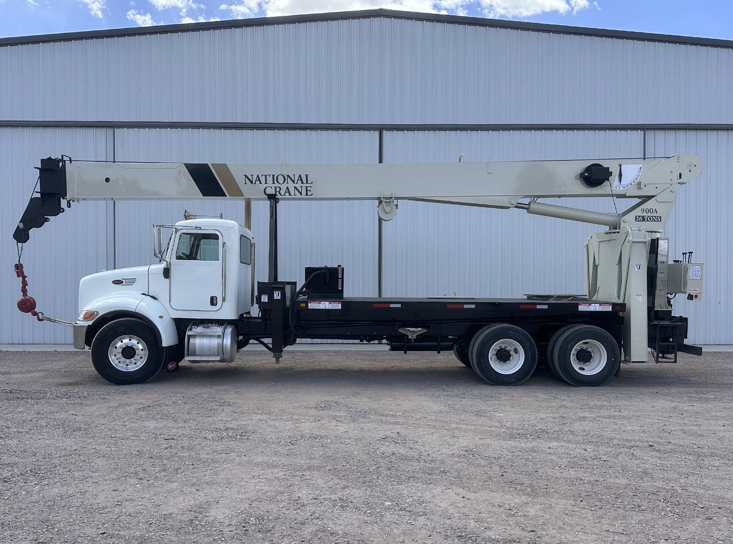 Peterbilt 335 Truck with National Crane 900A Crane