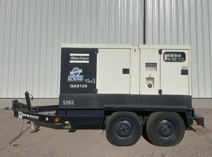 Atlas Copco QAS 120 IT4 Generator 95KW