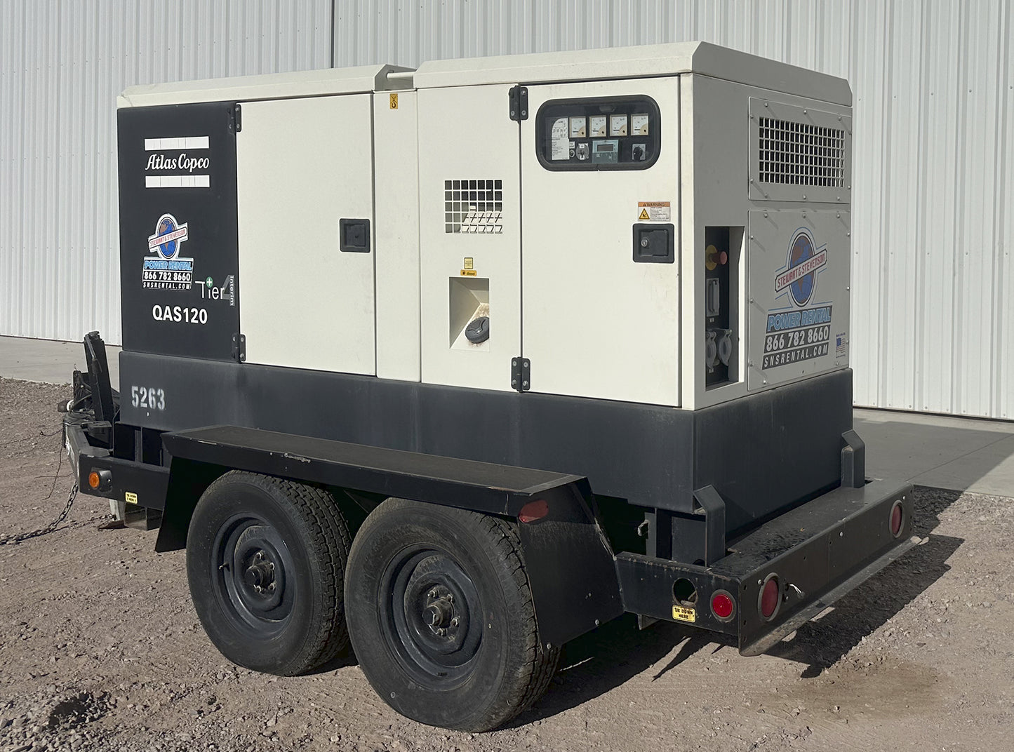 Atlas Copco QAS 120 IT4 Generator 95KW