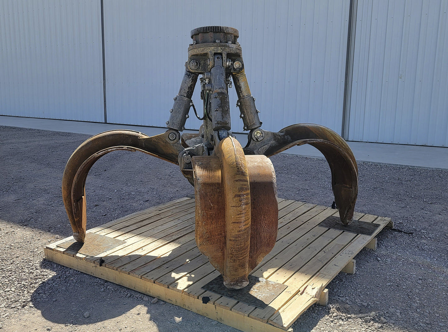 Disassembled  Crane Clamp