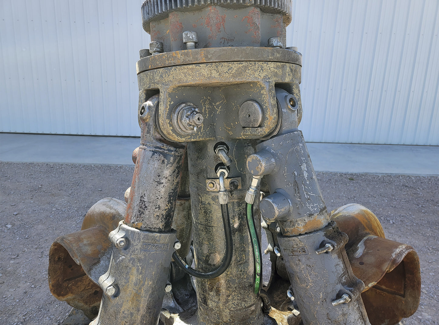 Disassembled  Crane Clamp