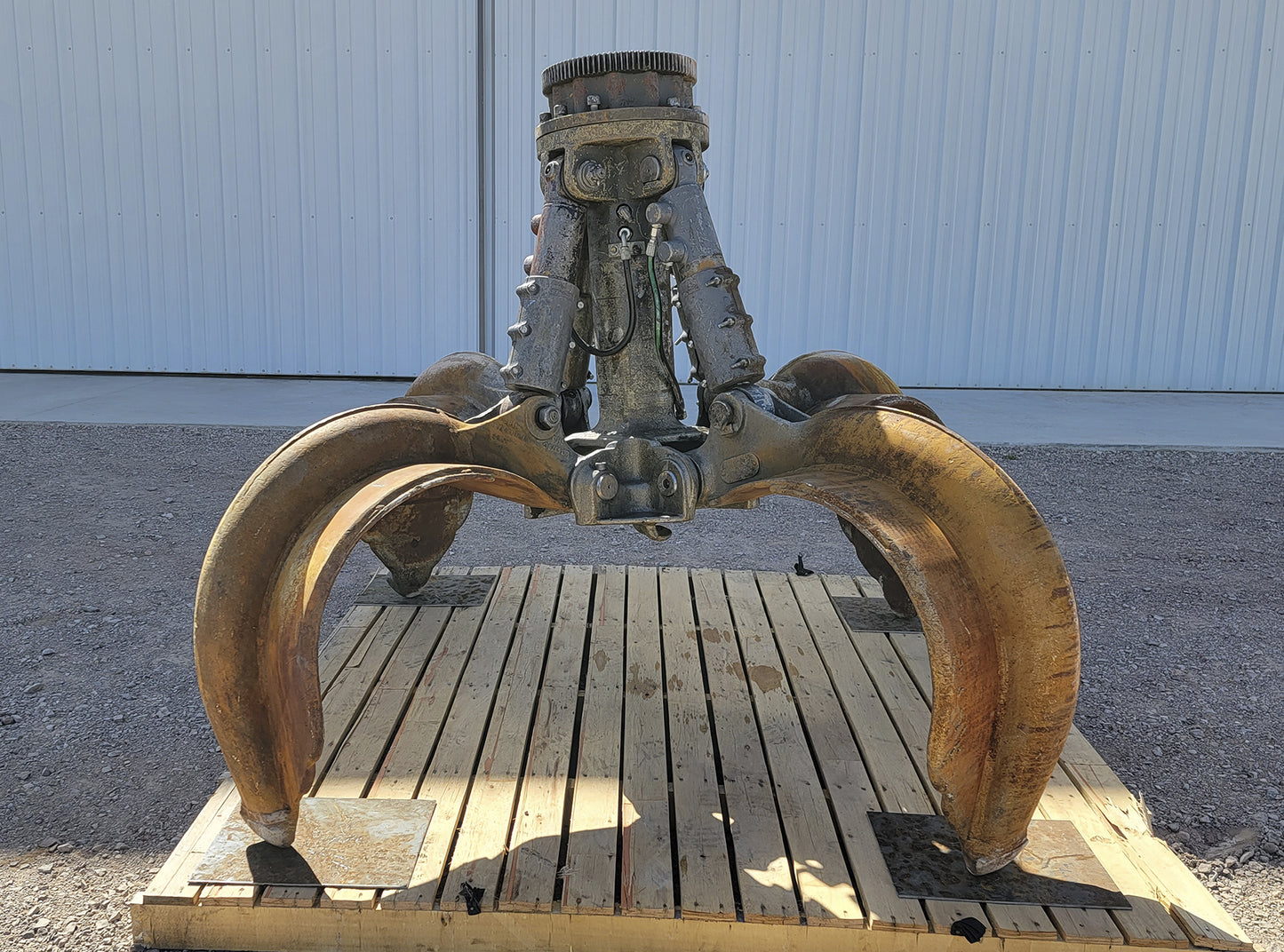 Disassembled  Crane Clamp