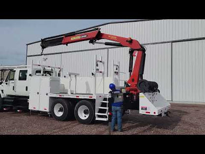 International 7500 SBA 6X4 Truck with Palfinger Crane