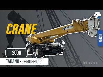 Tadano GR-500-1-00101 Crane (FOR PARTS)