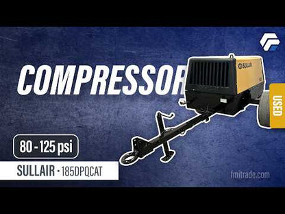 Sullair 185DPQCAT Compressor 80-125psi