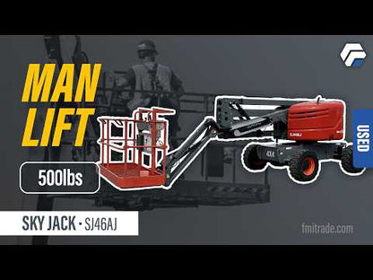 SkyJack SJ46AJ Man Lift 500lbs
