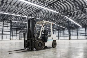 used forklift in factory